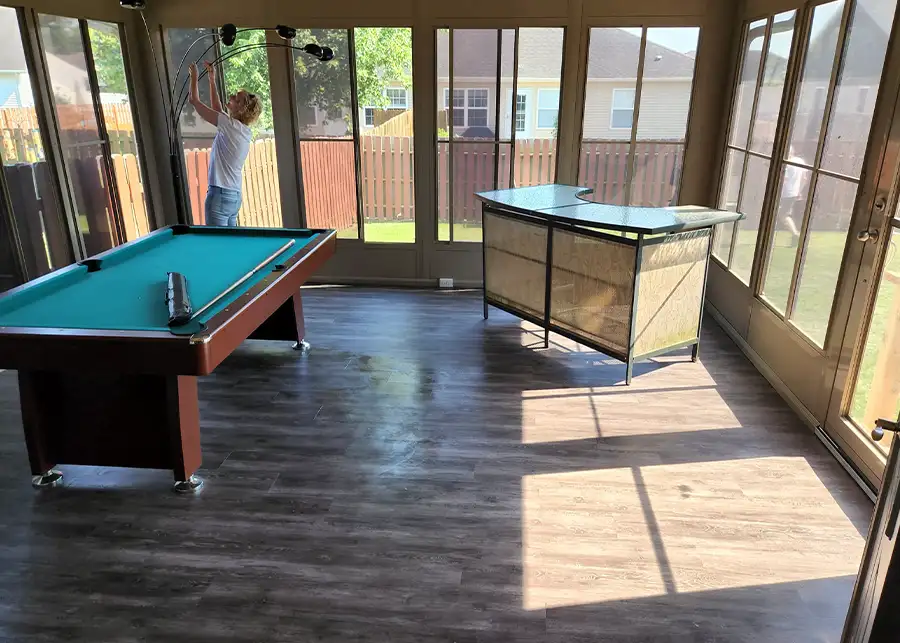 Roller Brothers Construction - past projects, sunroom - Springfield, IL